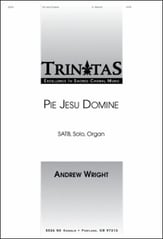 Pie Jesu Domine SATB choral sheet music cover